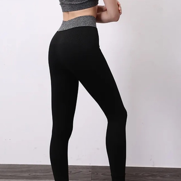 WOMEN'S ACTIVE WORKOUT LEGGINGS PANTS - Picture 6 of 7